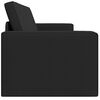 vidaXL Диван легло 200cm Черно текстил