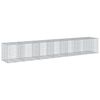 vidaXL Габионна кошница с покритие, 650x100x100 см, поцинковано желязо