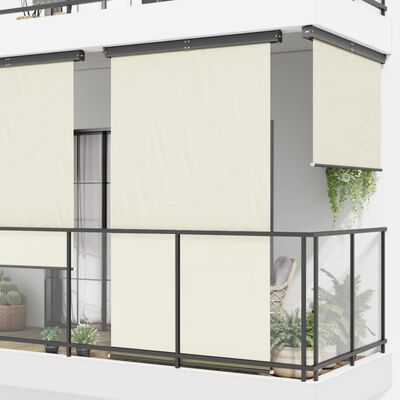 vidaXL Вертикална тента за балкон, 165x250 см, кремава