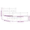 vidaXL Рамка за легло без матрак кафяв дъб 120x200 см инженерно дърво