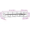 vidaXL Комплект дивани за открито 5 pcs Естествен