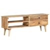 vidaXL ТВ шкаф, 140x30x50 см, мангово дърво масив