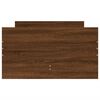 vidaXL Рамка за легло с чекмеджета, кафяв дъб, 100x200 см