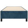 vidaXL Рамка за легло с пружини, тъмносиня, 80x200 см, кадифе