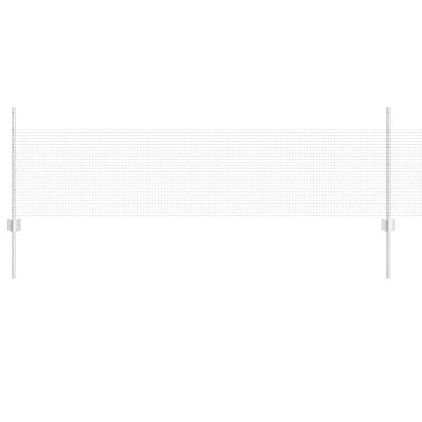 vidaXL Ограда с пост Сребрист 0,5 x 100 м Стомана