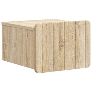 vidaXL Спален шкаф с монтаж на стена Дъб сонома 33 x 34,5 x 24 см