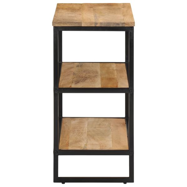 vidaXL Конзолна маса, 70x35x70 см, грубо мангово дърво масив