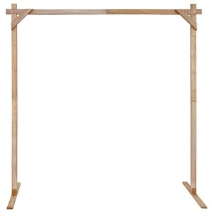 vidaXL Сватбена арка Светло кафяво 225 x 95 x 226 см