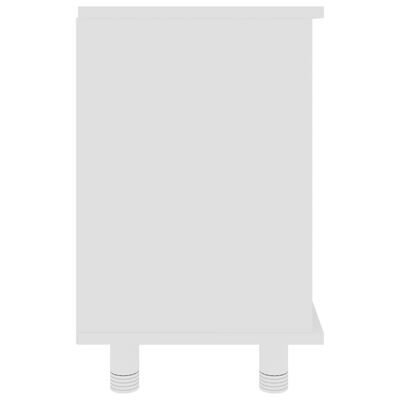 vidaXL Шкаф за баня, бял, 60x32x53,5 см, ПДЧ