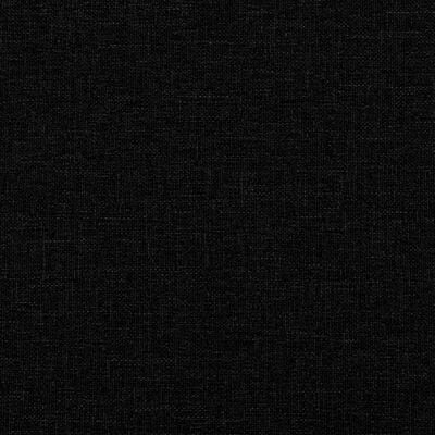 vidaXL Комплект дивани 3 части с възглавници черен текстил