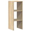 vidaXL Библиотека стифиращи дъб сонома 30x30x80 см инженерно дърво
