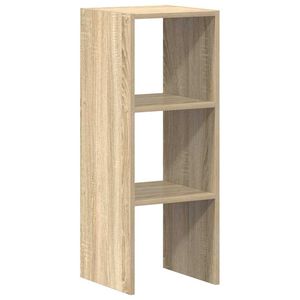 vidaXL Библиотека стифиращи дъб сонома 30x30x80 см инженерно дърво