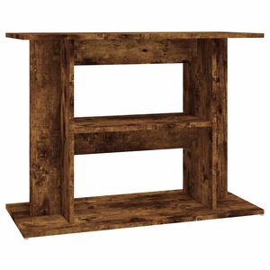 vidaXL Стойка за аквариум, опушен дъб, 80x35x60 см, инженерно дърво