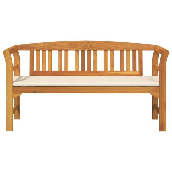 vidaXL Розова пейка Естествен 157 x 46 x 82,5 см