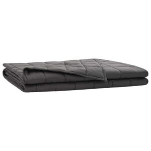 vidaXL Тежко одеяло Антрацит 200 x 220 cm 13 kg 100% Памук 205T