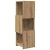 vidaXL Ъглов шкаф Дъб 30,5x30x95см Инженерно дърво
