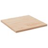 vidaXL Плот за маса, 50x50x2,5 см, бор масив, квадратен