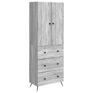 vidaXL Комплект шкафове 2 бр. 66 x 34,5 x 90 см Инженерна дървесина