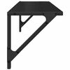 vidaXL Стени за рафтове с рафт 2 pcs Черния дъб 80 x 25 x 25,5 cm