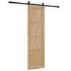 vidaXL Преплъзваща се врата ORKDAL Кафяво 61 x 198,5 см