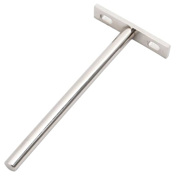 vidaXL Плаващи скоби за рафтове 12бр. невидими &Oslash;10x150 мм