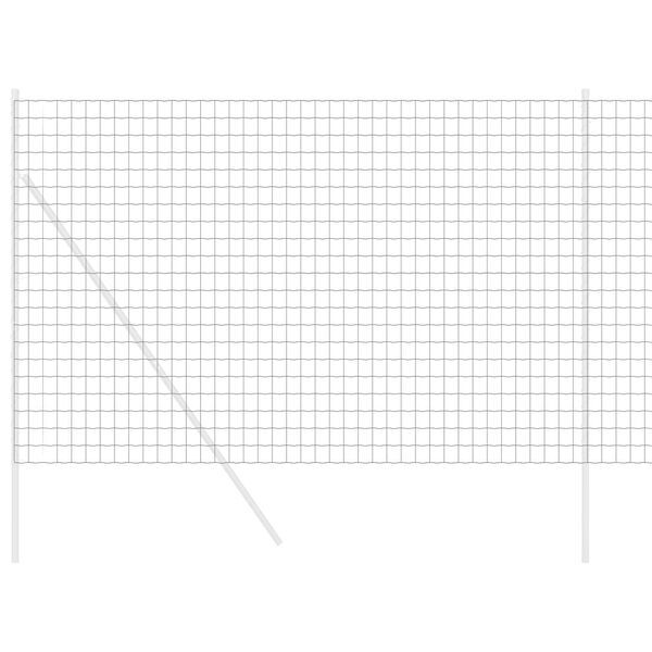 vidaXL Европейска ограда Черно 1.6 x 10 m Желязо с PVC покритие