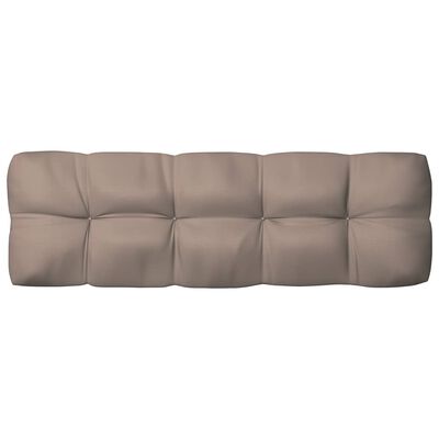 vidaXL Палетни възглавници за диван, 7 бр, таупе
