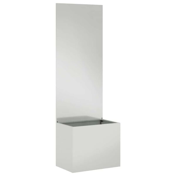 vidaXL Екран за градинска неприкосновеност Сребрист 50 x 140 cm