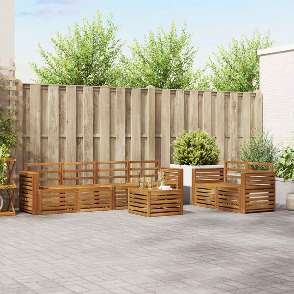 vidaXL Комплекти дивани Солидно акациево дърво