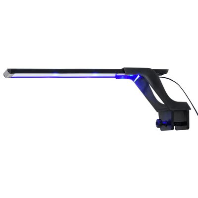 vidaXL LED лампа за аквариум със скоба, 35-55 см, синьо и бяло