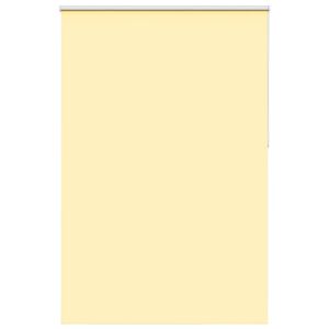 vidaXL Ролетна щора, затъмняваща, жълта, 145x210 см, ширина на плата 141,6 см, полиестер
