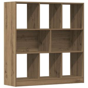 vidaXL Шкаф за книги Artisan Oak 97,5x29,5x100 cm Инженерна дървесина