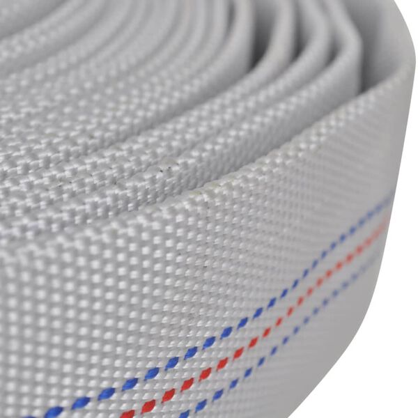 vidaXL Пожарен шланг плосък маркуч 30 м съединители Щорц тип D 1 инч