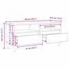 vidaXL ТВ шкаф с чекмедже Дъб 100 x 34,5 x 44,5 см Инженерно дърво