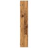 vidaXL Библиотека, старо дърво, 60x24x143 см, инженерно дърво
