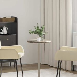 vidaXL Плот за маса, сив, &Oslash;40x2,5 см, мрамор