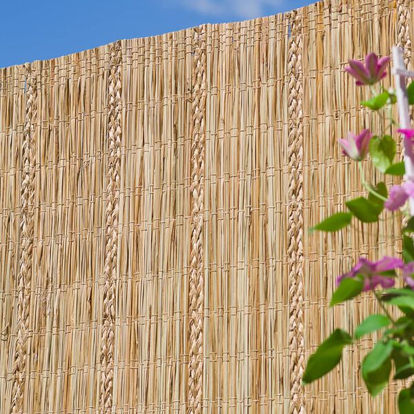 Nature Градински параван, плет от острица, 3x1,5 м