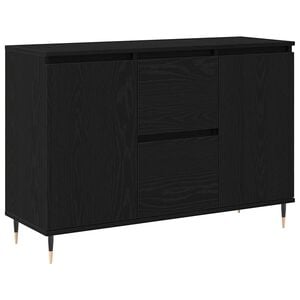 vidaXL Служебен шкаф Черния дъб 101,5 x 35 x 70 см Инженерна дървесина
