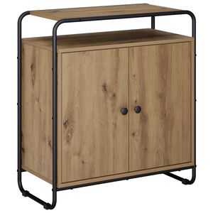 vidaXL Бюфет Дъб артизан 68 x 35 x 75 cm Обработено дърво