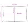 vidaXL Платно-сенник, Оксфорд плат, правоъгълно, 5x7 м, таупе