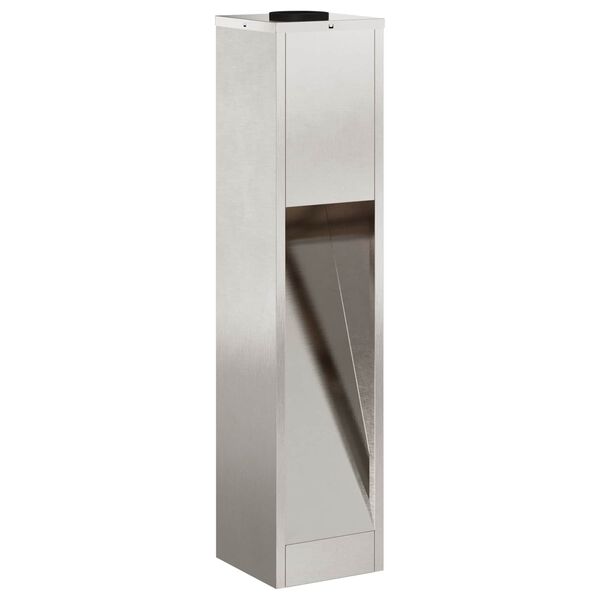 vidaXL Слънчев LED светлинен указател 2 pcs Сребрист