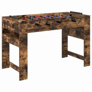 vidaXL Маса за фуутбол Пушена Дъб 125 x 60,5 x 80 см