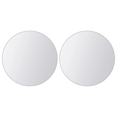 vidaXL Огледални плочки, 16 бр, кръгло стъкло