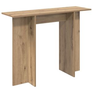 vidaXL Конзолна маса Дъб артизан 100 x 30 x 75 см Инженерна дървесина
