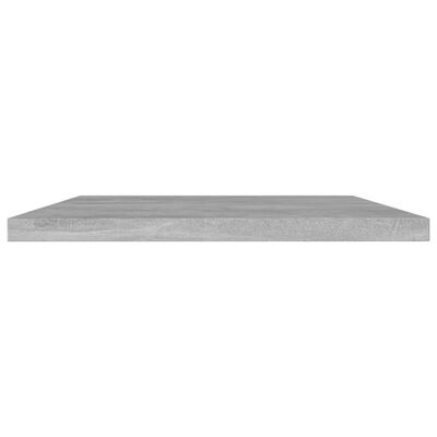 vidaXL Рафтове за етажерка, 8 бр, бетонно сиви, 60x30x1,5 см, ПДЧ
