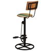 vidaXL Бар табуретки, 2 бр, регенерирана дървесина масив