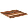 vidaXL Квадратен плот за маса, 70x70 см, 25-27 мм, регенериран масив