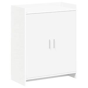 vidaXL Шкаф за обувки Бяло 73,5 x 36 x 92 см Инженерна дървесина