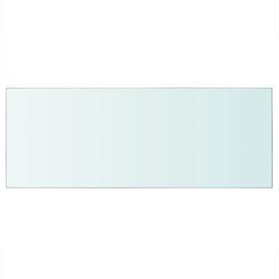 vidaXL Рафтове, 2 бр, панели прозрачно стъкло, 60x25 см