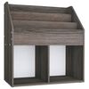 vidaXL Рафт детски книги сив сонома дъб 71x30x78,5 см инженерно дърво